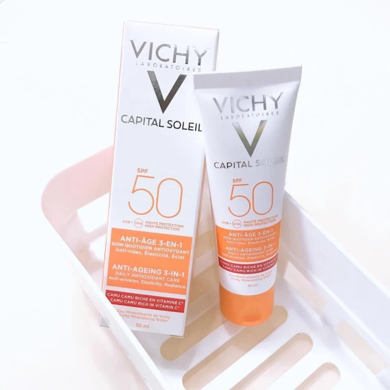 Kem chống nắng Vichy Capital Soleil Anti-Dark