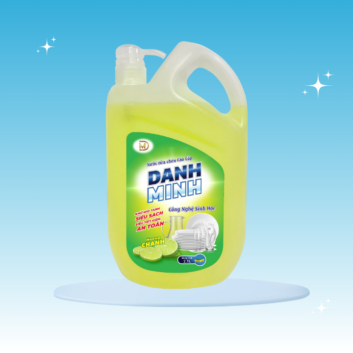 Nước rửa chén cao cấp hương chanh 2.1L