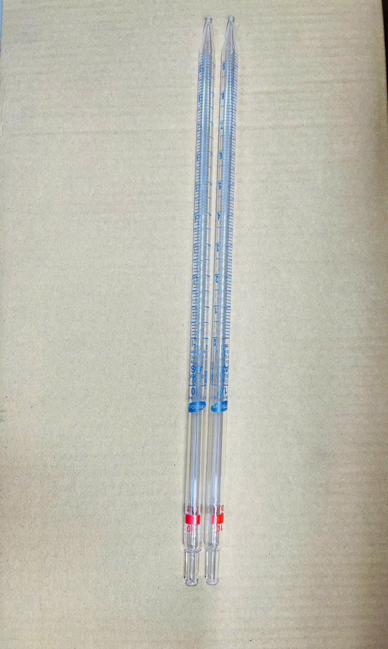 Pipet thẳng 10ml, Class A, Hãng OMSONS GERMANY