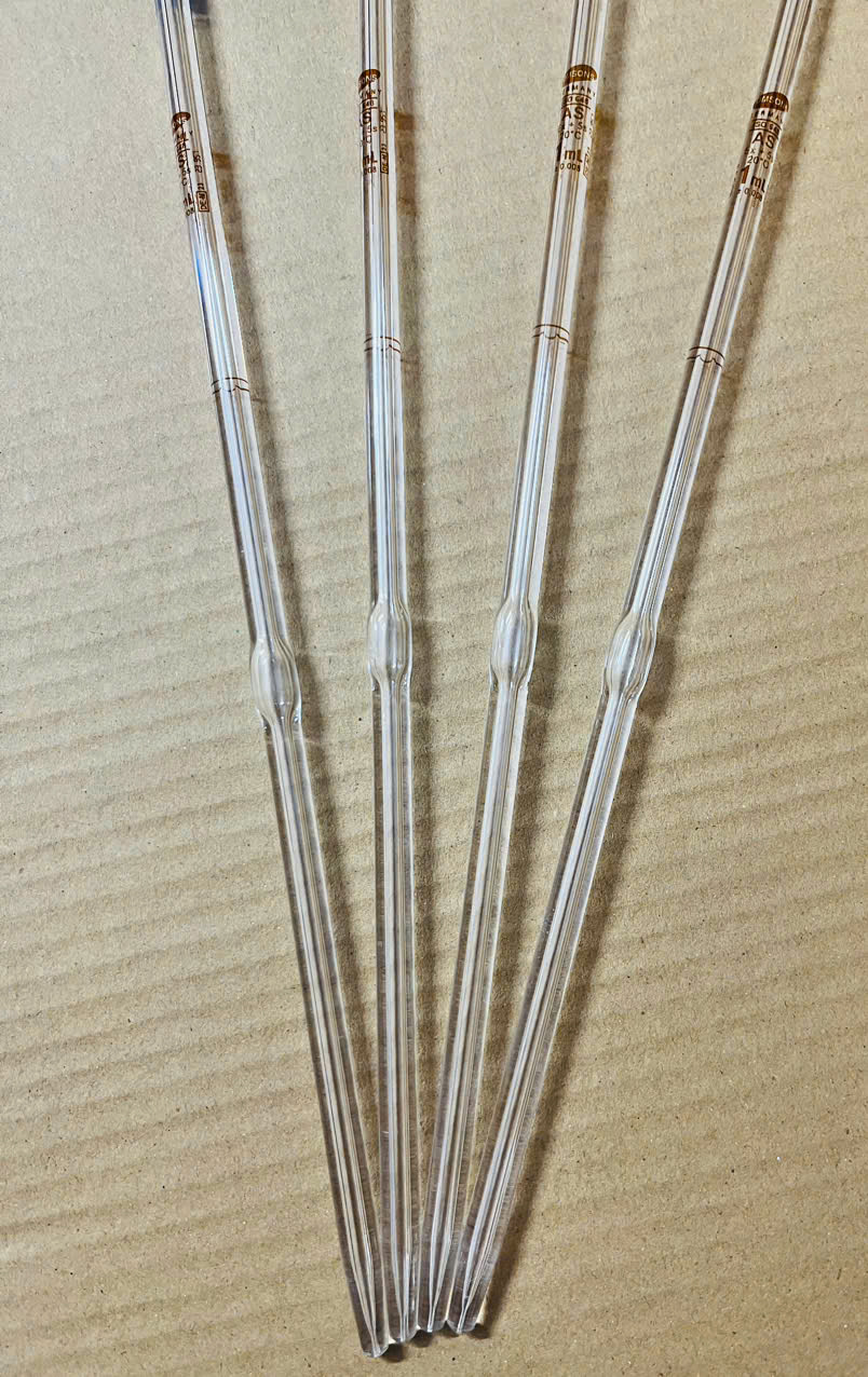 Pipet bầu 1ml, Class A, Hãng OMSONS GERMANY