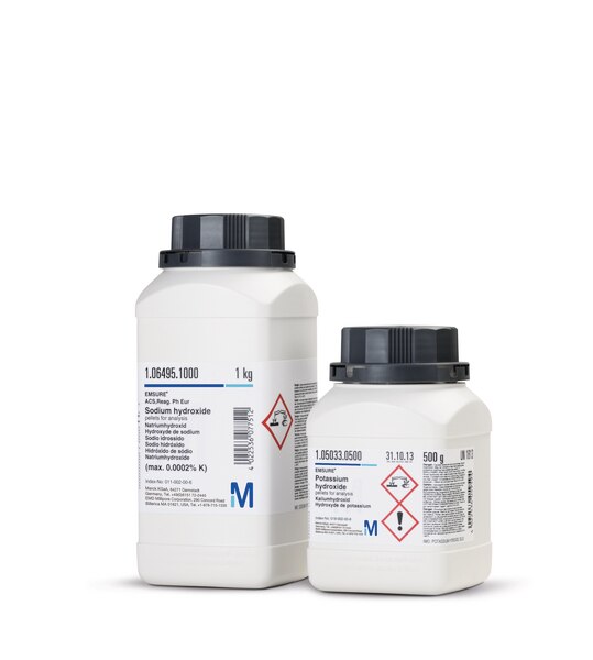 Potassium hydroxide, KOH, Code: 1050331000