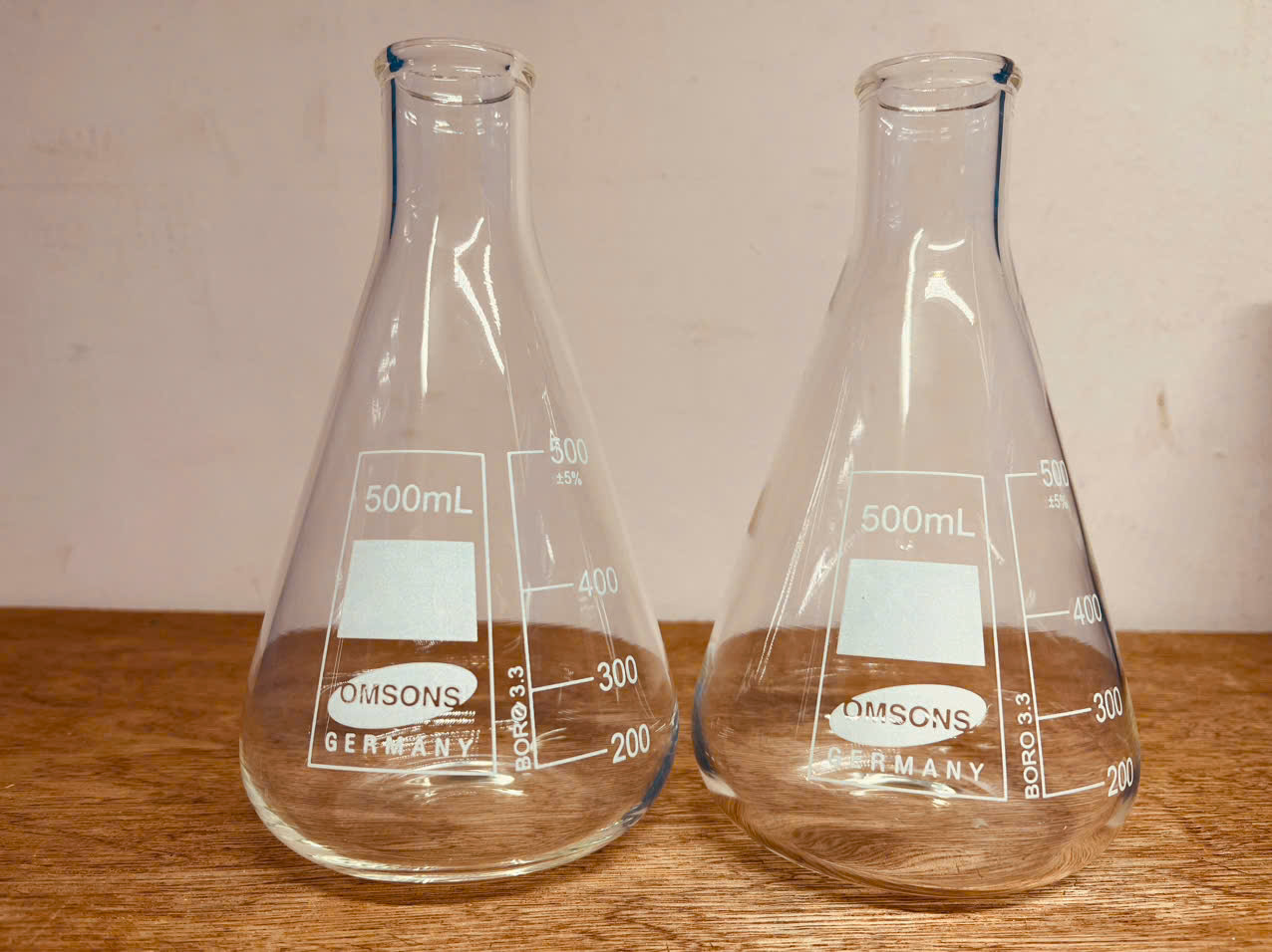 Bình tam giác 500ml, Hãng OMSONS GERMANY