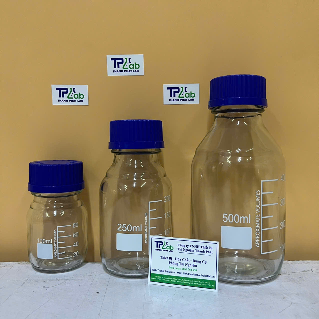 Chai nắp vặn trắng 100ml, Hãng Govlab