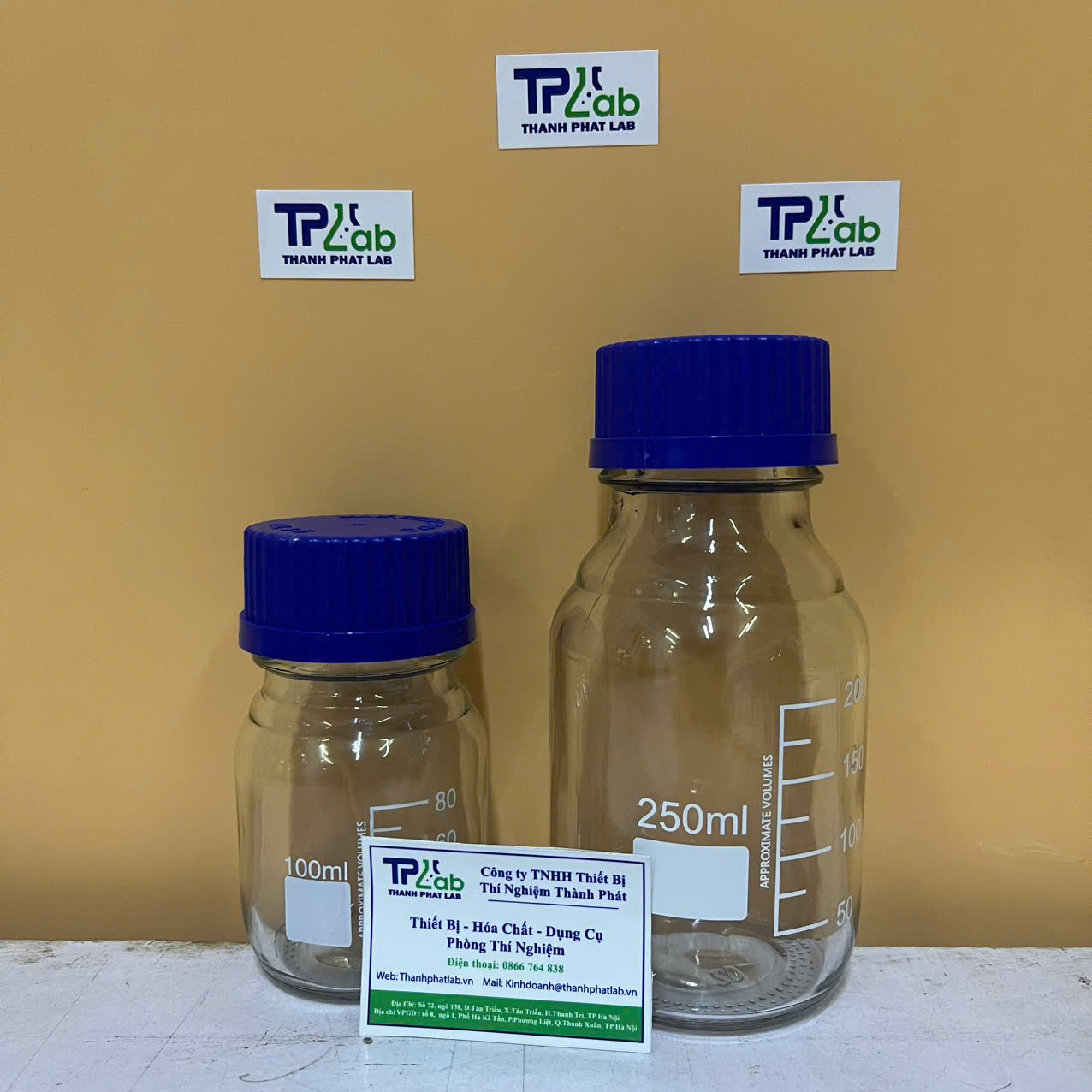 Chai nắp vặn trắng 250ml, Hãng Govlab
