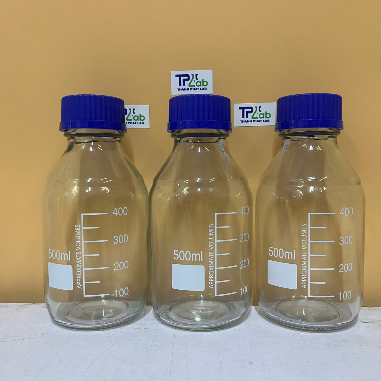 Chai nắp vặn trắng 500ml, Hãng Govlab