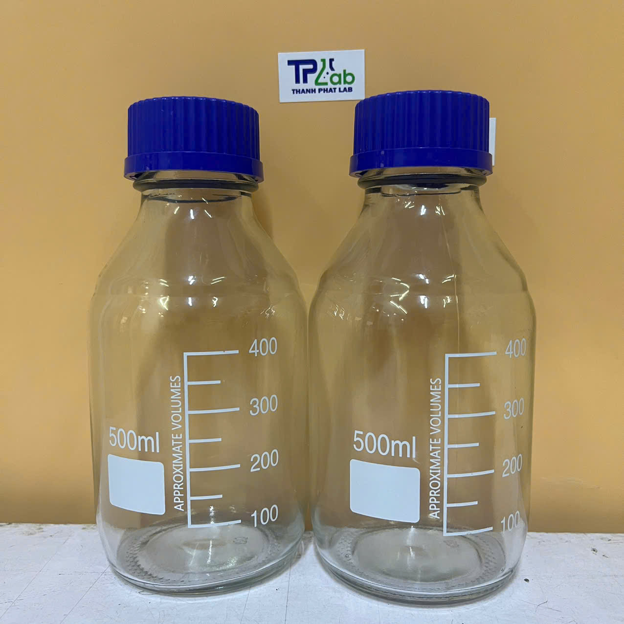 Chai nắp vặn trắng 500ml, Hãng Govlab