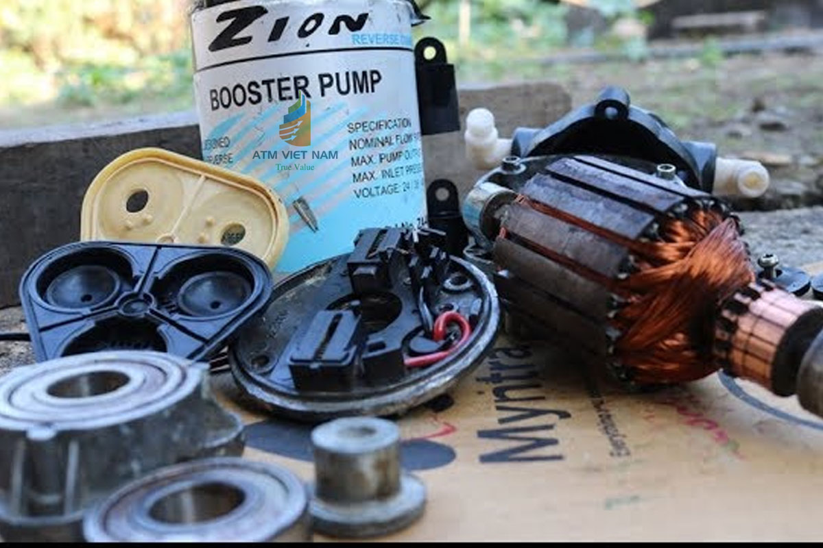 Bơm máy lọc nước quá nhiệt và hoạt động quá tải do nước cấp vào bị nghẽn.