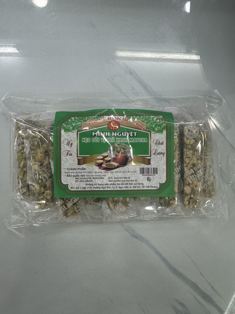 Kẹo lạc Matcha