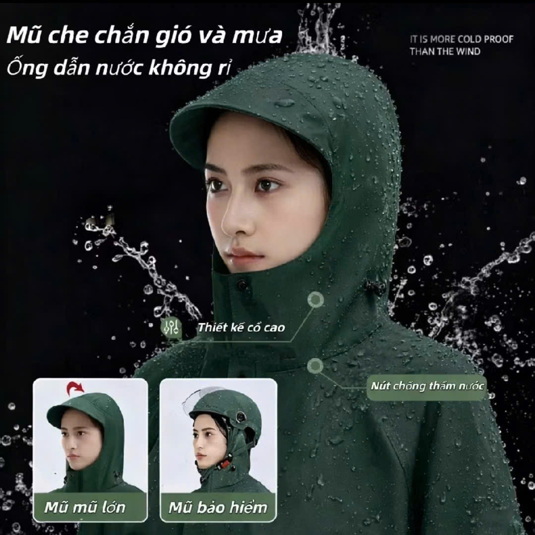 ÁO MƯA CÁNH DƠI TRÙM
