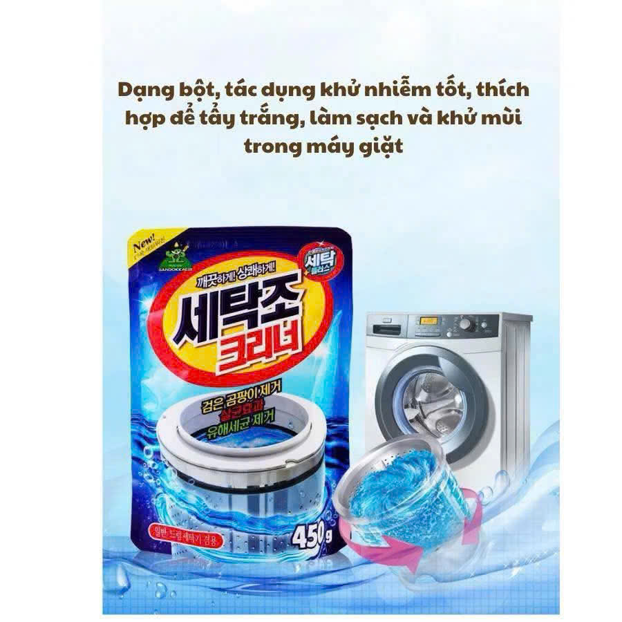 BỘT TẨY LỒNG MÁY GIẶT HÀN QUỐC