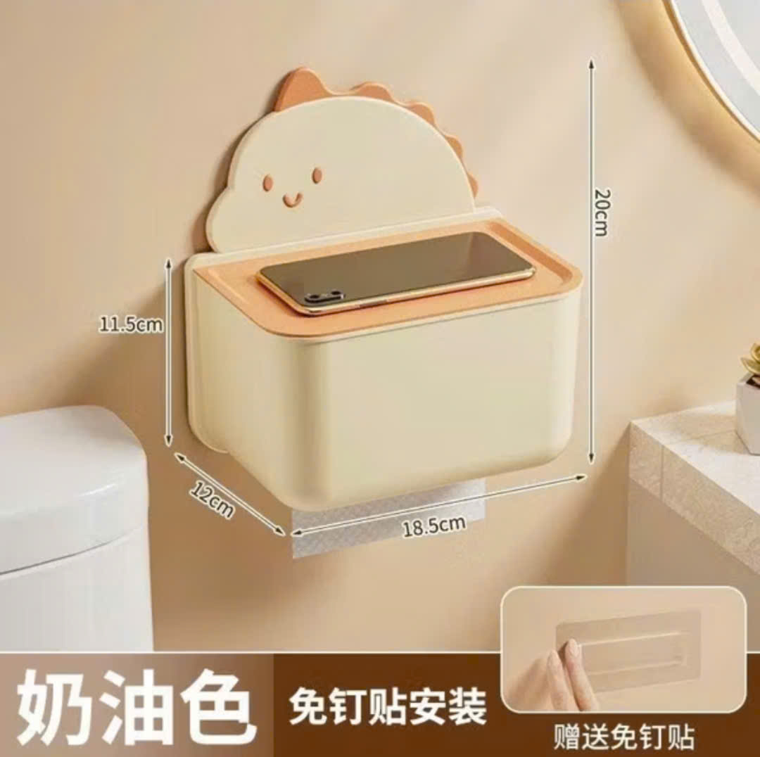 Hộp đựng giấy vệ sinh treo tường Khủng Long