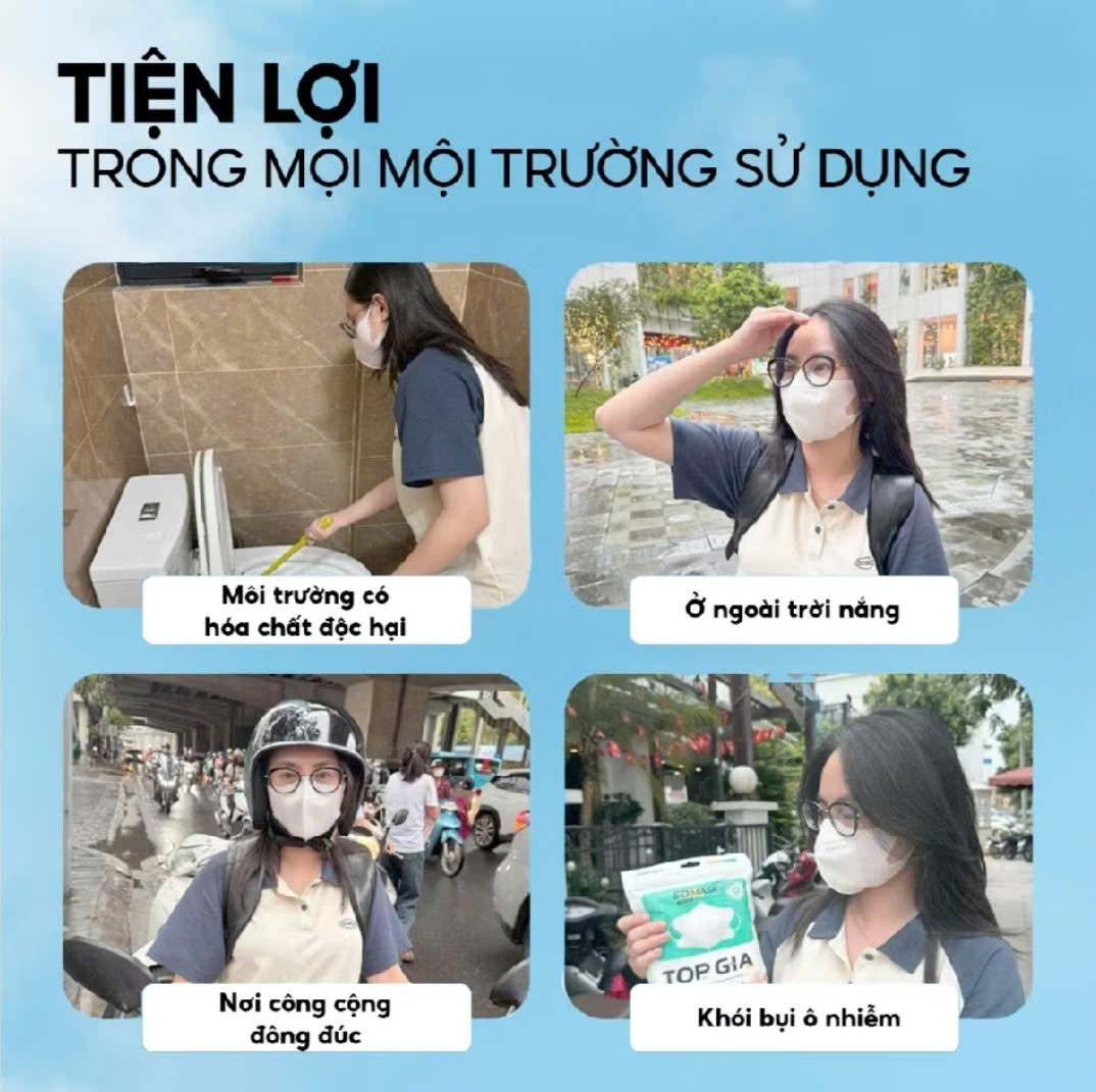 Thùng 100 Cái Khẩu trang 5D TOPGIA