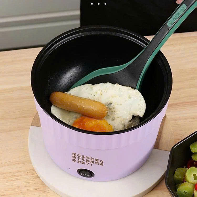 Nồi Lẩu Điện Mini Đa Năng - Ca Nấu Mì Ăn Liền, Cốc Ăn Lẩu Cô Đơn