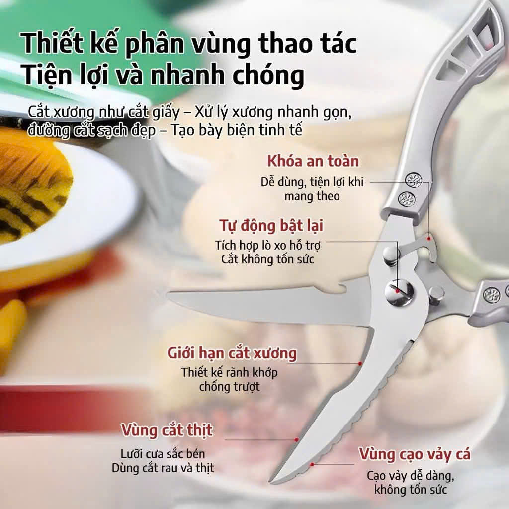 KÉO CẮT XƯƠNG GÀ CHUYÊN NGHIỆP