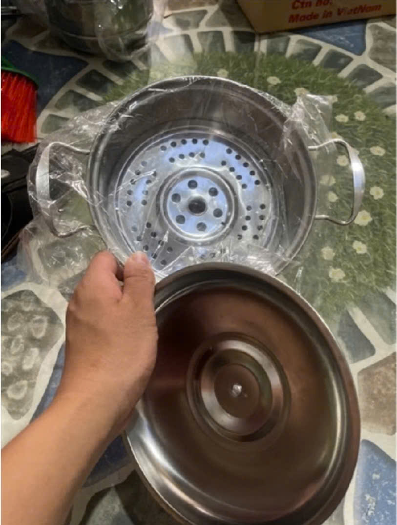 Nồi hấp 21cm sâu lòng inox cao cấp