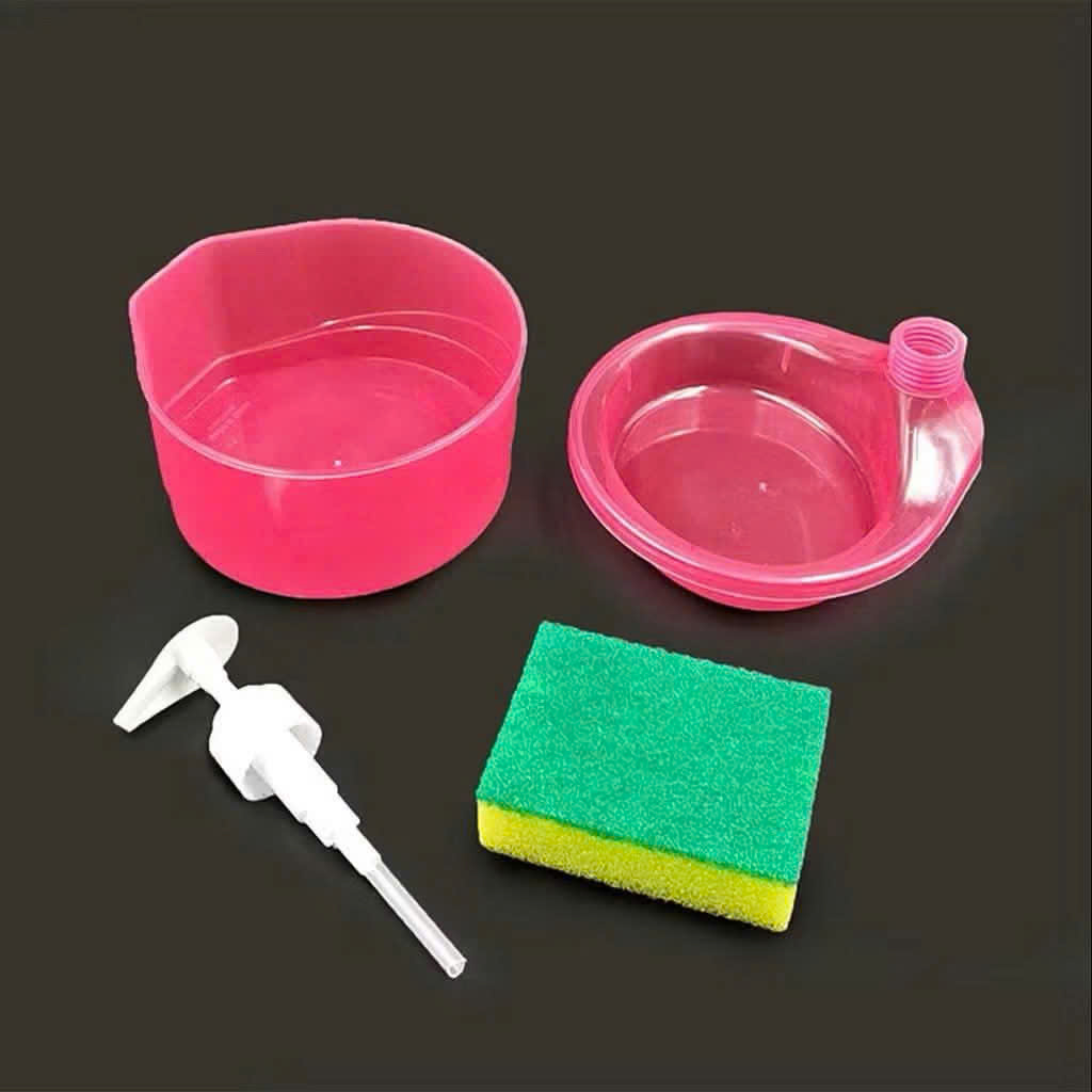 Hộp đựng nước rửa chén và bọt biển thiết kế 2 trong 1 tiện lợi