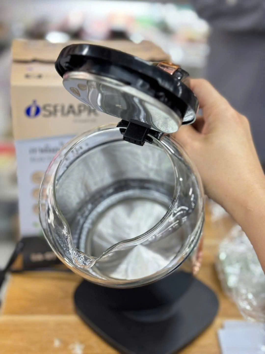 Ấm Siêu Tốc thủy tinh SFIAPRT ST130 dung tích 2.8L- 1500W