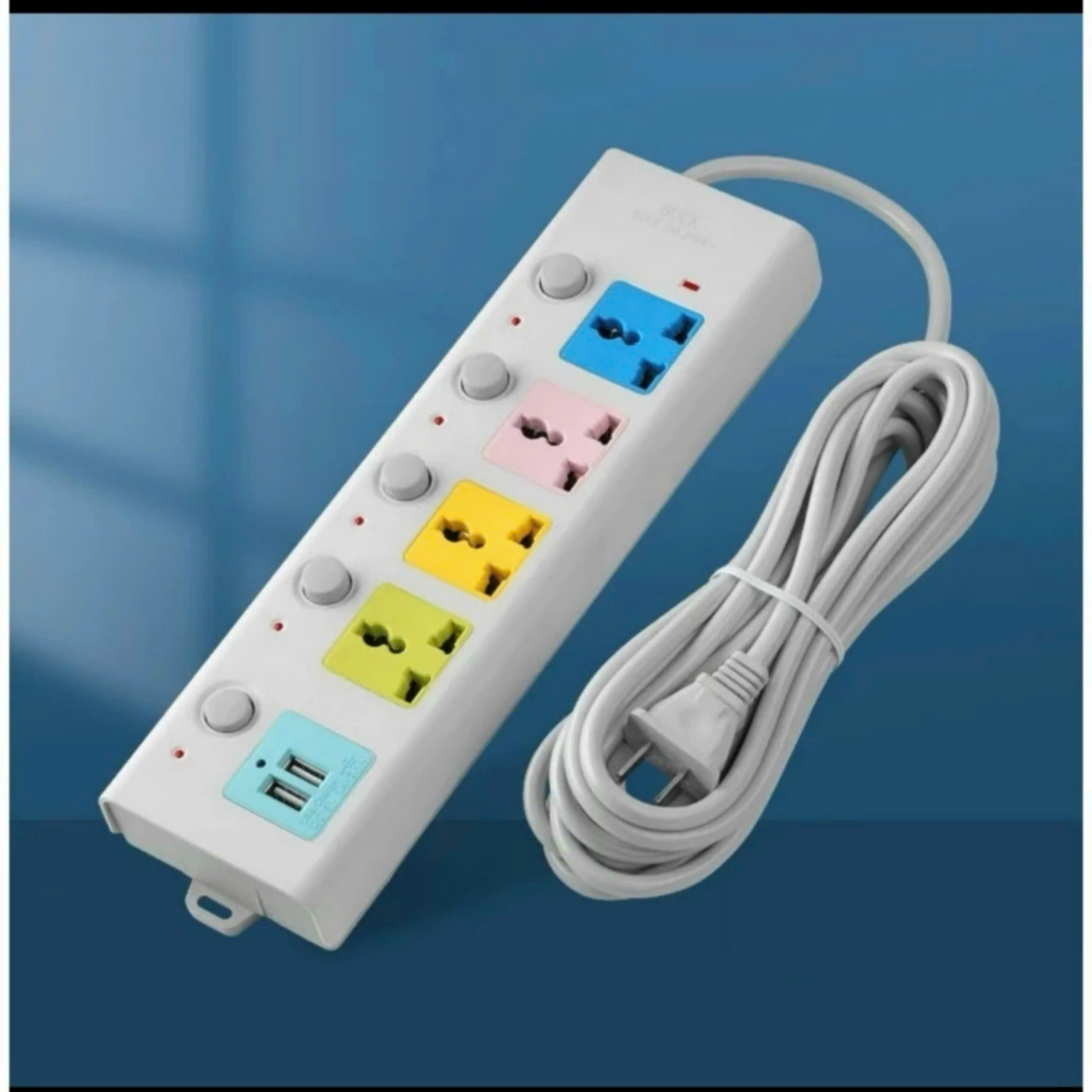 Ổ CẮM ĐIỆN USB CHỐNG GIẬT LOẠI 2M ĐA NĂNG