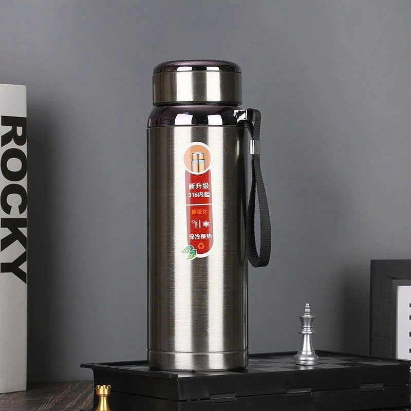 Bình giữ nhiệt 1000ml Inox 316 cao cấp - Bình giữ nhiệt nóng lạnh có lọc trà tiện lợi