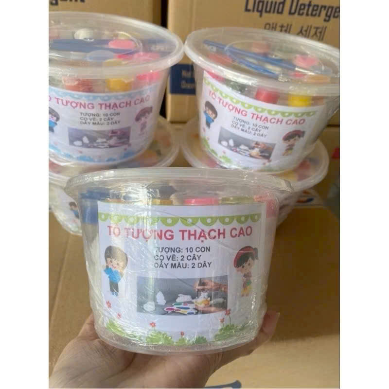 🎨 BỘ TÔ TƯỢNG CHO BÉ – VỪA CHƠI VỪA PHÁT TRIỂN SÁNG TẠO