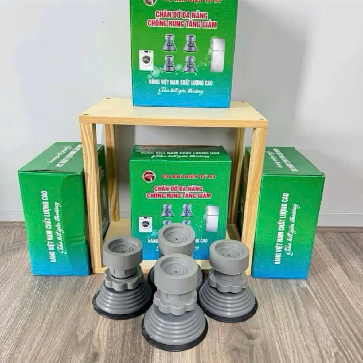 HỘP ĐẾ CHỐNG RUNG MÁY GIẶT - TỦ LẠNH, Hộp size Lớn
