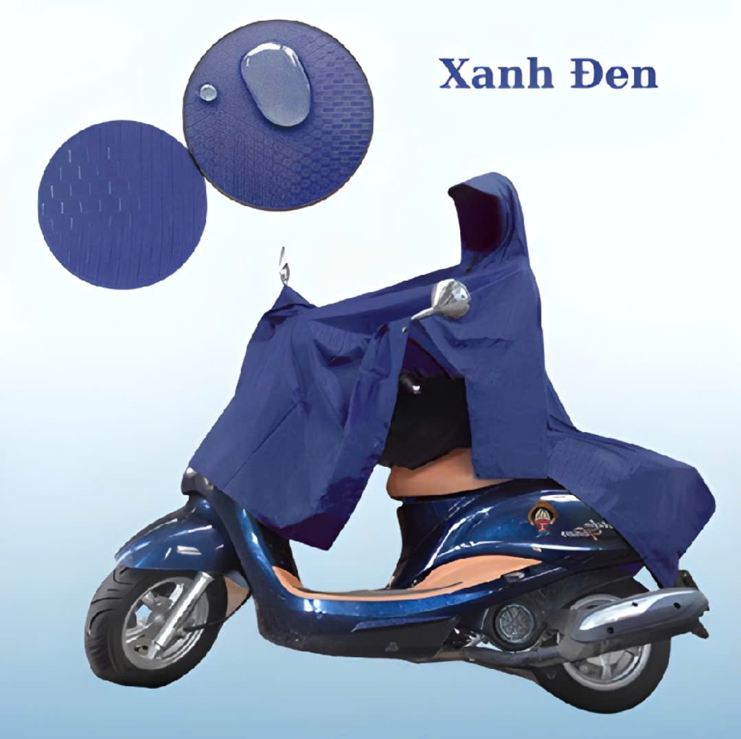 Áo Mưa Cánh Dơi Che Phủ Toàn Thân Vải Polyester Vân Tổ Ong