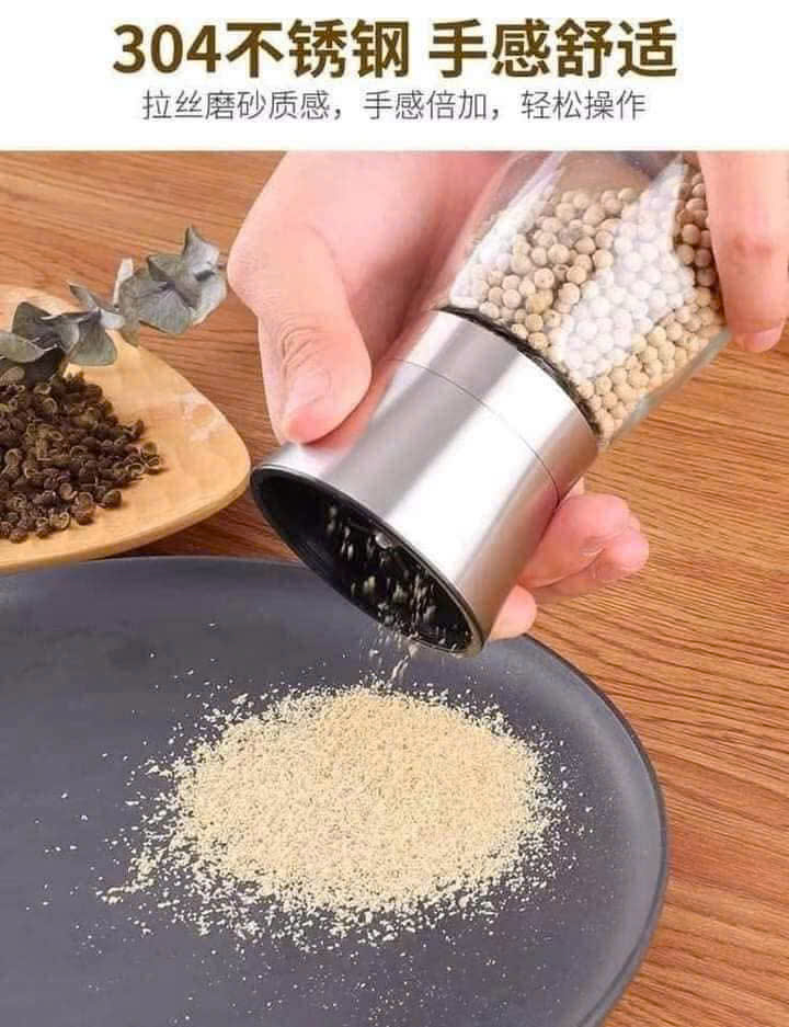 HŨ XAY TIÊU NẮP INOX