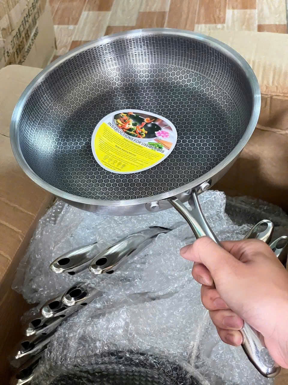 CHẢO TỔ ONG CẠN 28cm