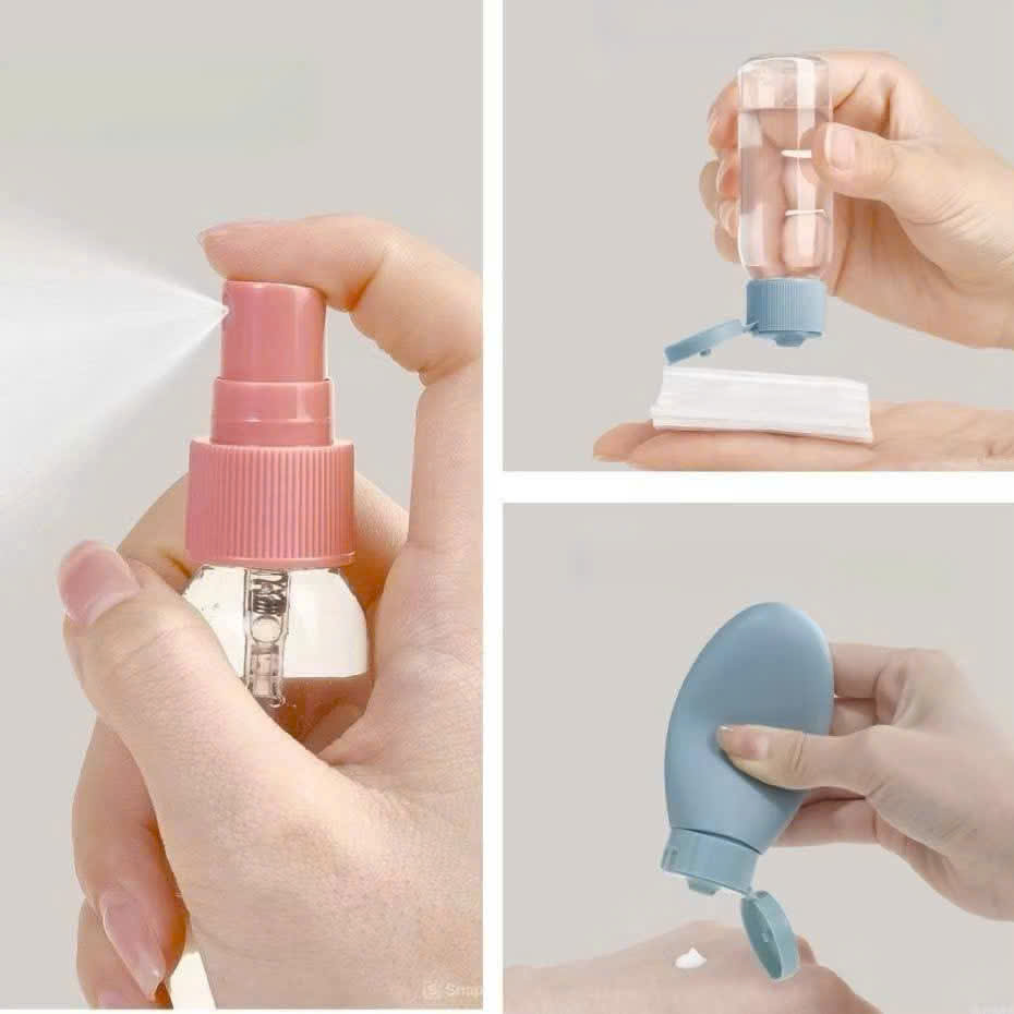 Set Chiết Mỹ Phẩm 11 Chi Tiết Mang Đi Du Lịch Tiện Dụng