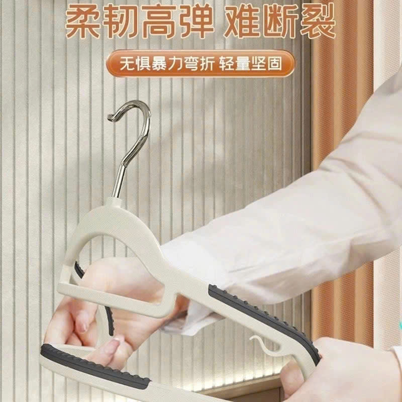 SET 10 MÓC TREO QUẦN ÁO CHỐNG TRƯỢT Inox bọc nhựa.