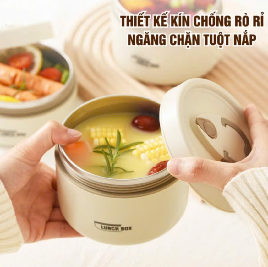 Hộp cơm 4 ngăn có túi Lunch Box
