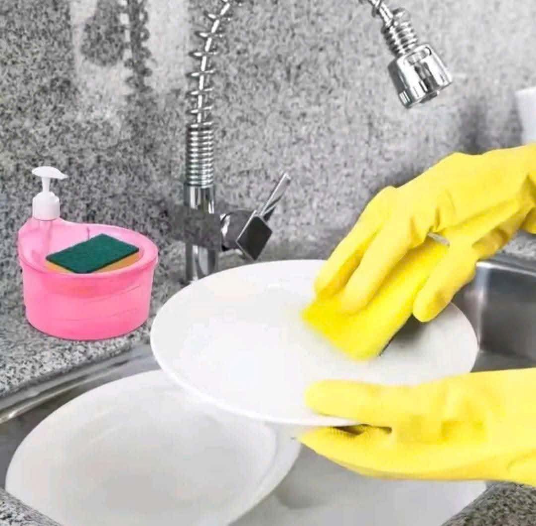 Hộp đựng nước rửa chén và bọt biển thiết kế 2 trong 1 tiện lợi