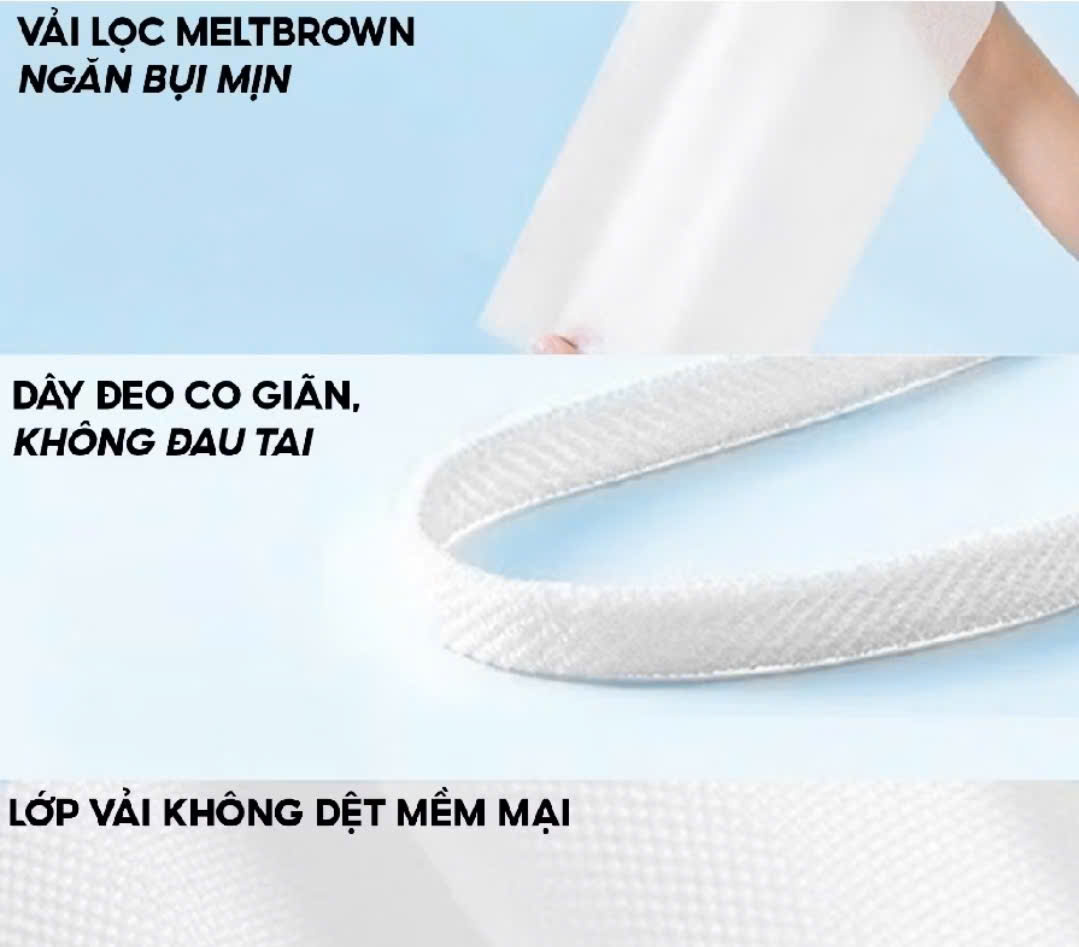 Thùng 100 Cái Khẩu trang 5D TOPGIA