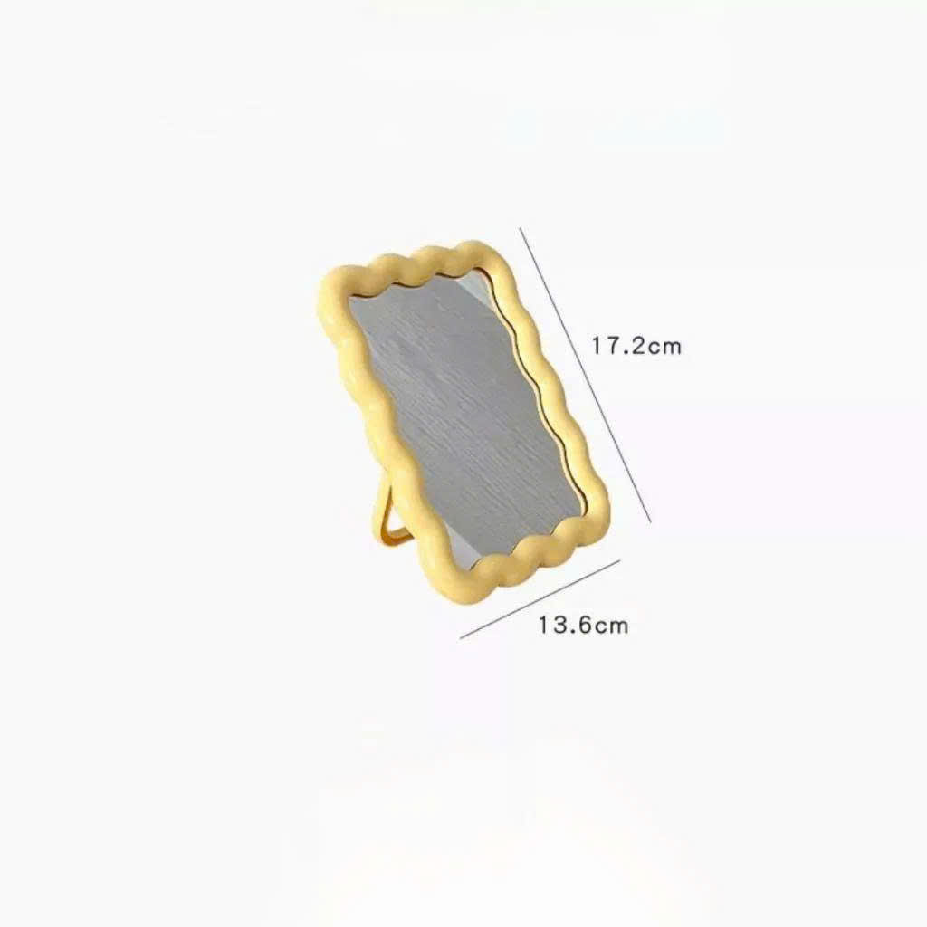 Gương để bàn lượn sóng, Gương trang điểm mini bản mới siêu tiện lợi