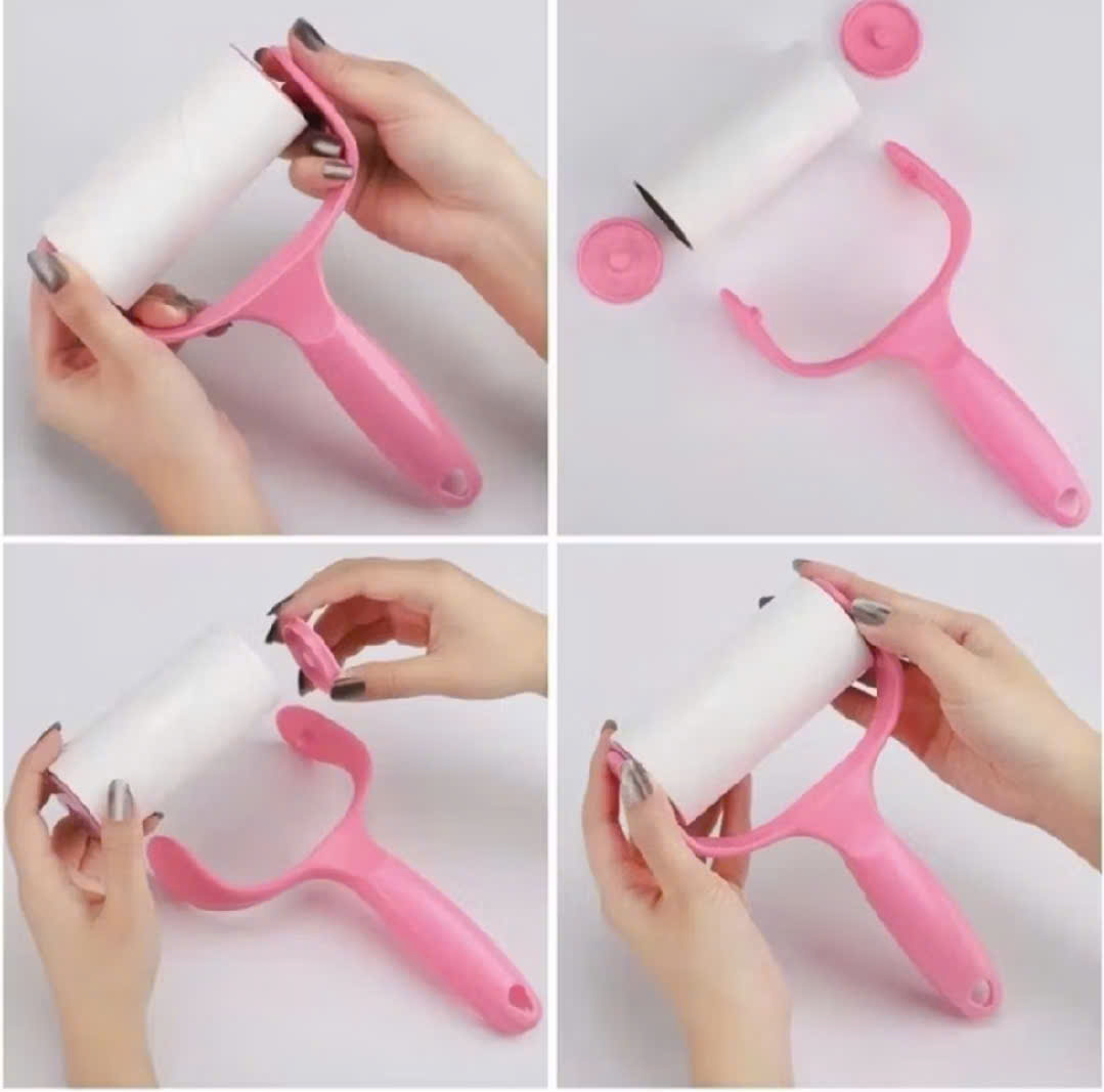 HÀNG HOT GIA DỤNG - CÂY LĂN BỤI KÈM 6 LÕI THAY THẾ