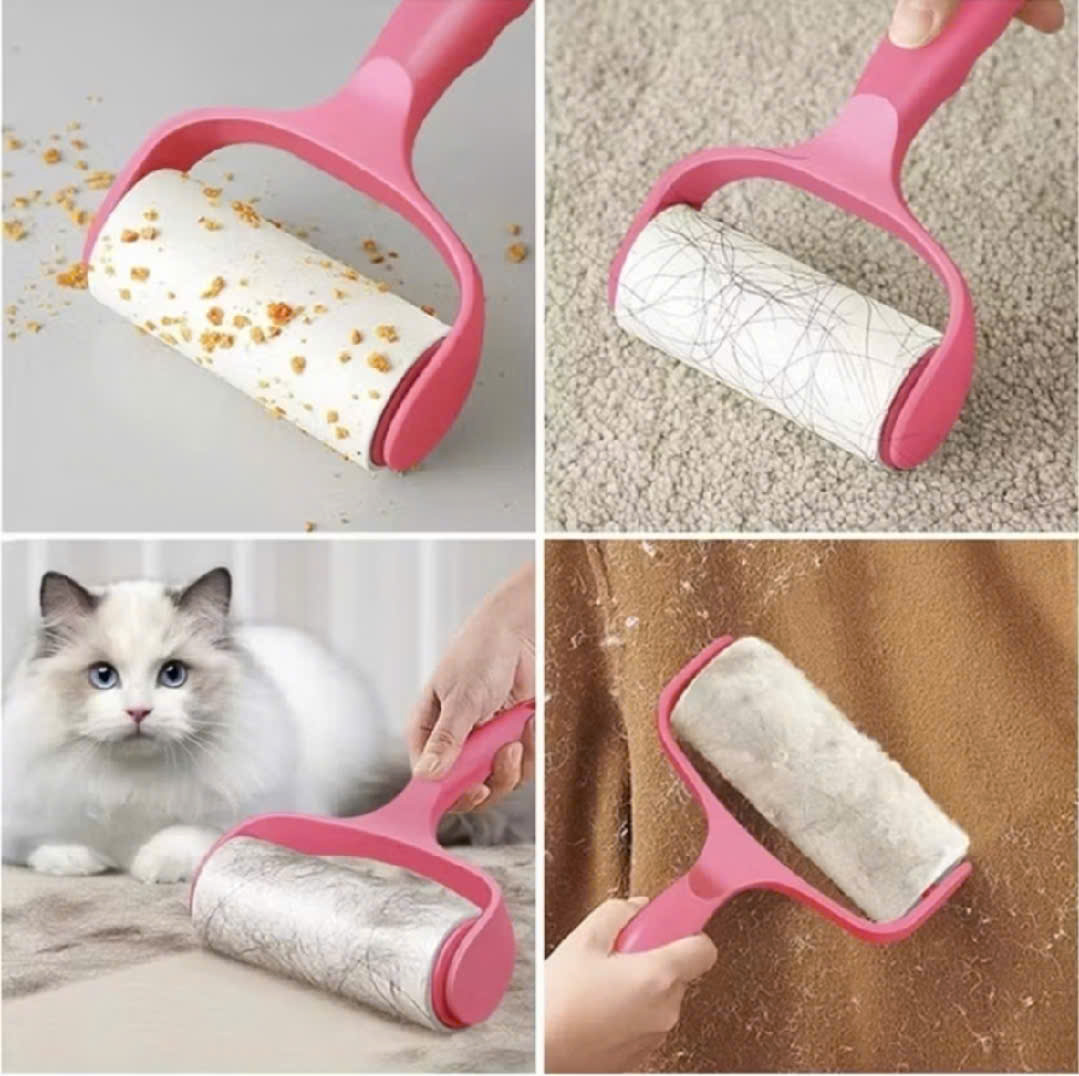 HÀNG HOT GIA DỤNG - CÂY LĂN BỤI KÈM 6 LÕI THAY THẾ