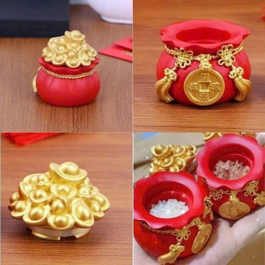 SET 3 Hủ đựng muối gạo Tài Lộc