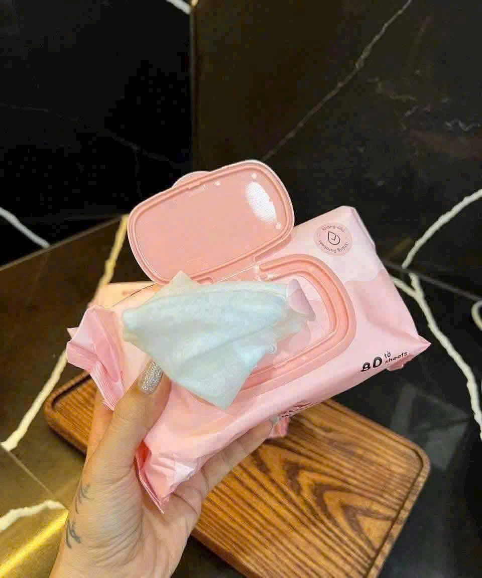 set 10 gói khăn ướt gummi