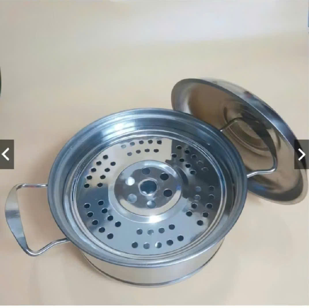Nồi hấp 21cm sâu lòng inox cao cấp
