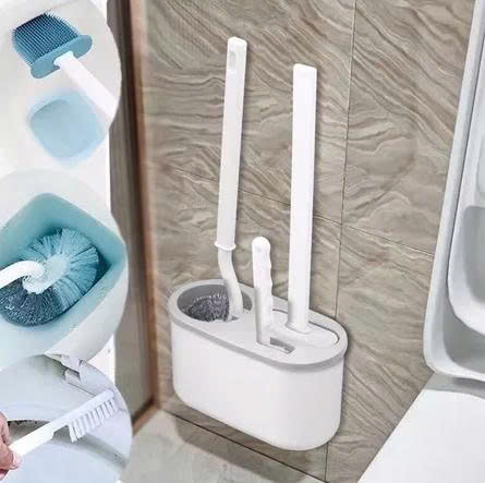 Bộ 3 Chổi Vệ Sinh Toilet Xoay 360 Độ Hama