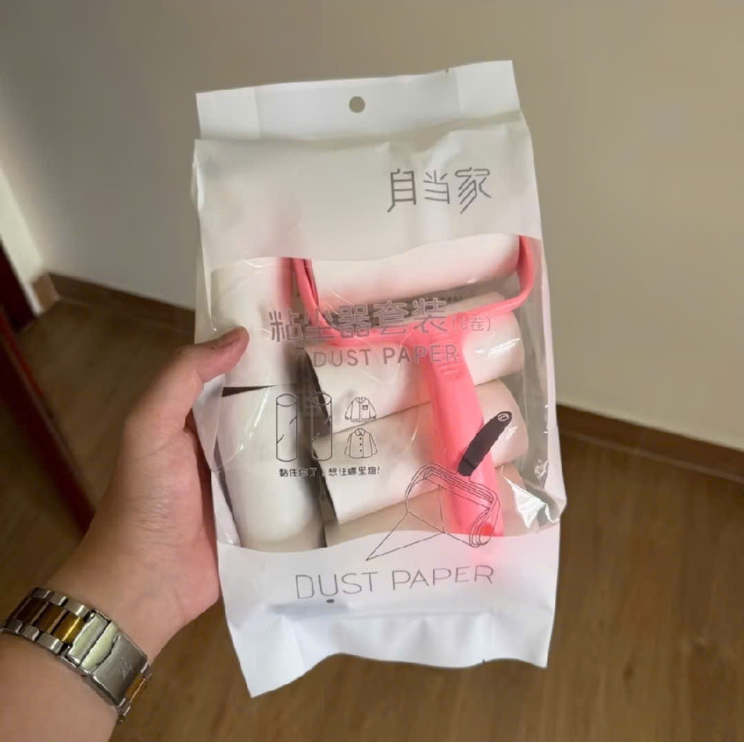 HÀNG HOT GIA DỤNG - CÂY LĂN BỤI KÈM 6 LÕI THAY THẾ