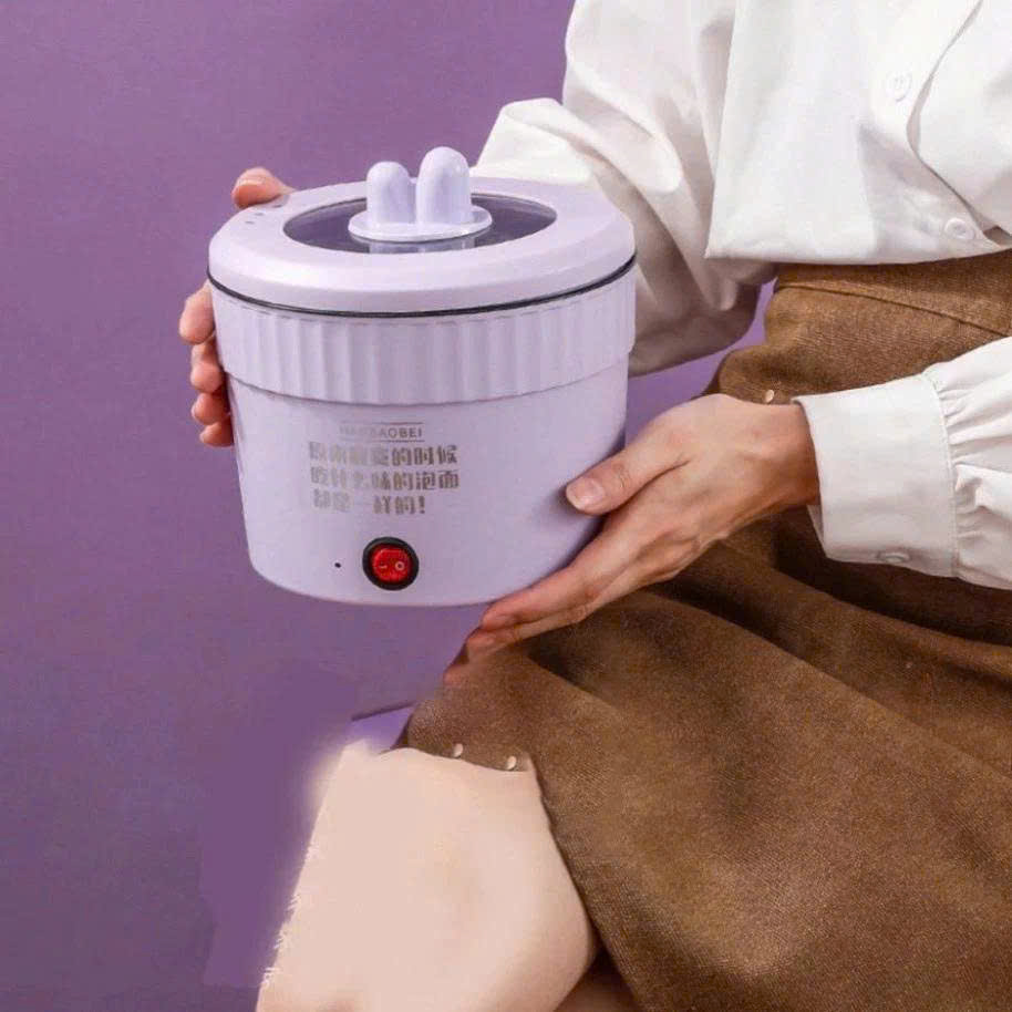 Nồi Lẩu Điện Mini Đa Năng - Ca Nấu Mì Ăn Liền, Cốc Ăn Lẩu Cô Đơn