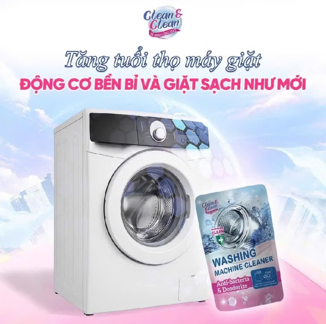 BỘT TẤY LỒNG MÁY GIẶT BLUE LOẠI MỚI 💦hiệu Clean Clean 300gr