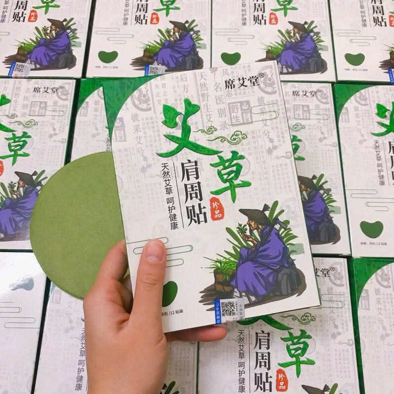 HỘP 12 MIẾNG DÁN VAI GÁY HƯƠNG NGẢI CỨU