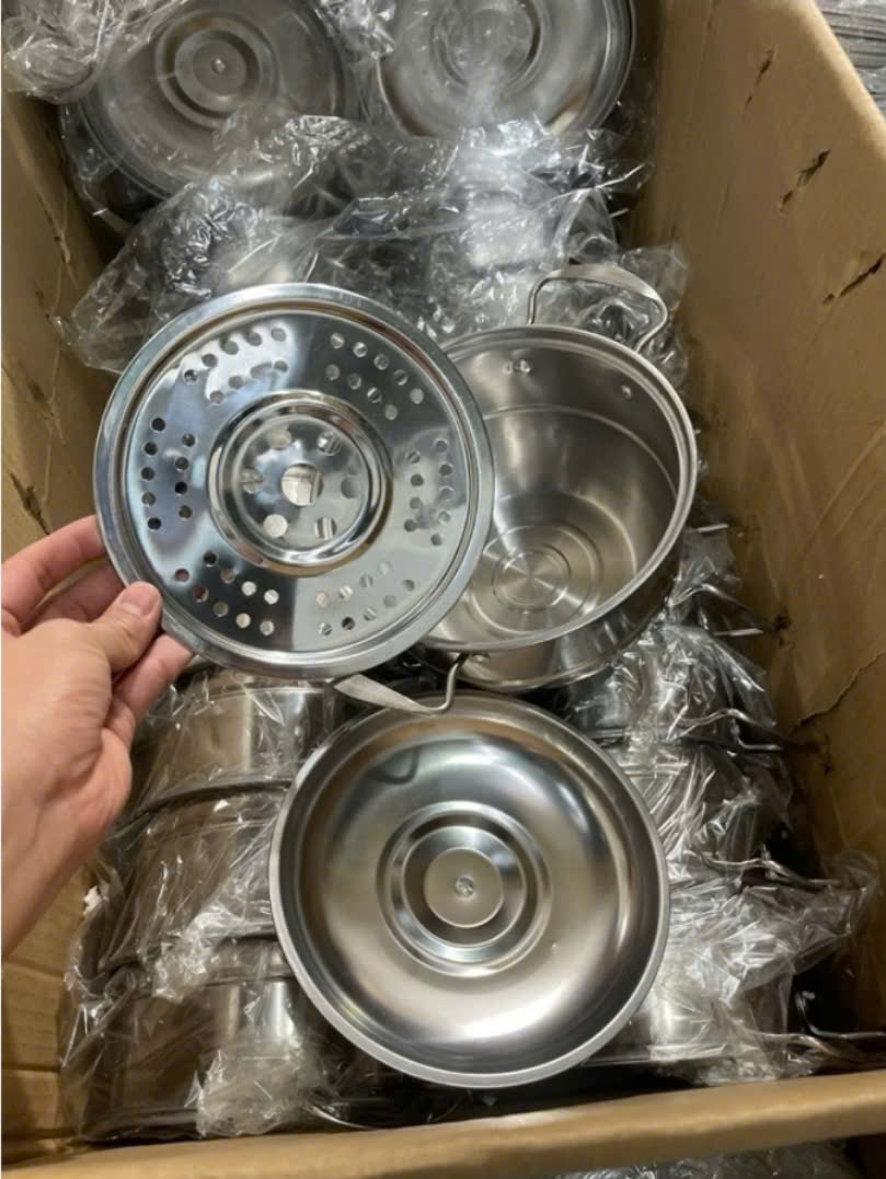 Nồi hấp 21cm sâu lòng inox cao cấp
