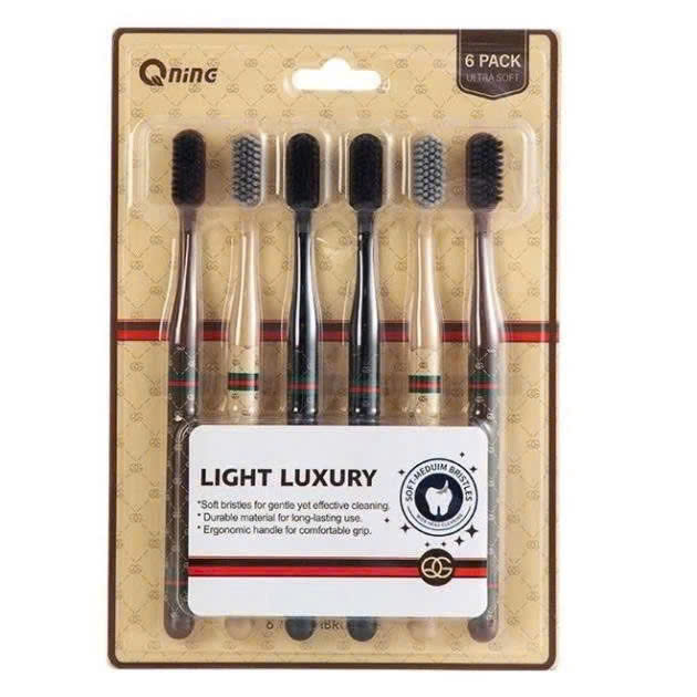 SET 6 BÀN CHẢI GUCI Tone Nâu