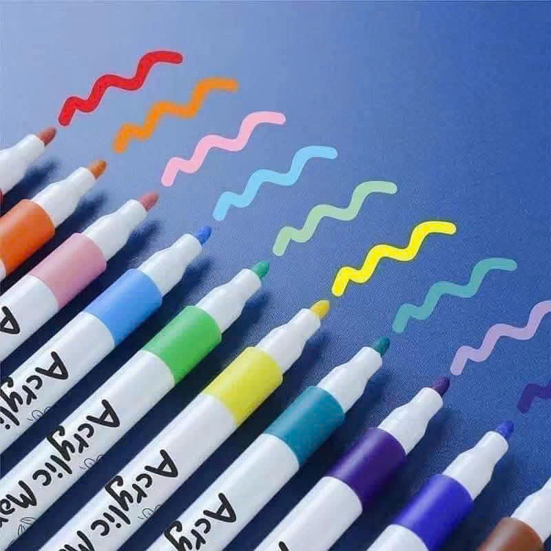 BỘ MÀU XỊN ACRYLIC 60 MÀU CHO BÉ
