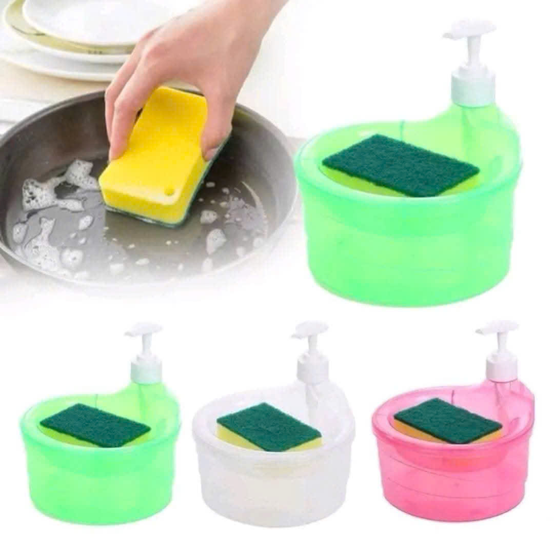 Hộp đựng nước rửa chén và bọt biển thiết kế 2 trong 1 tiện lợi