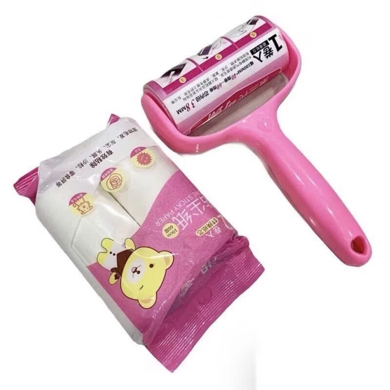 Cây Lăn Bụi Làm Sạch Quần Áo - Cây Lăn Kèm 2 Lõi Thay Thế