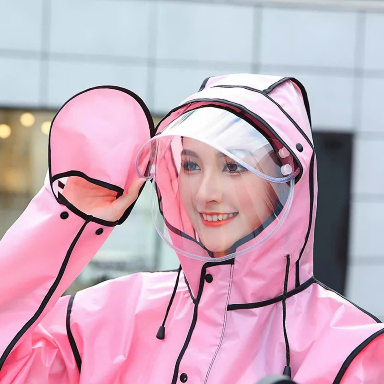 ÁO MƯA GẤU NICE KHÓA DÂY KÉO